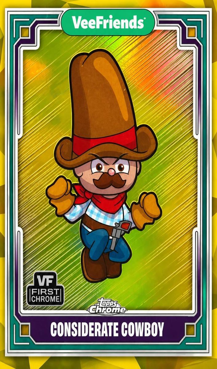 2025 Considerate Cowboy [Yellow Refractor] #43