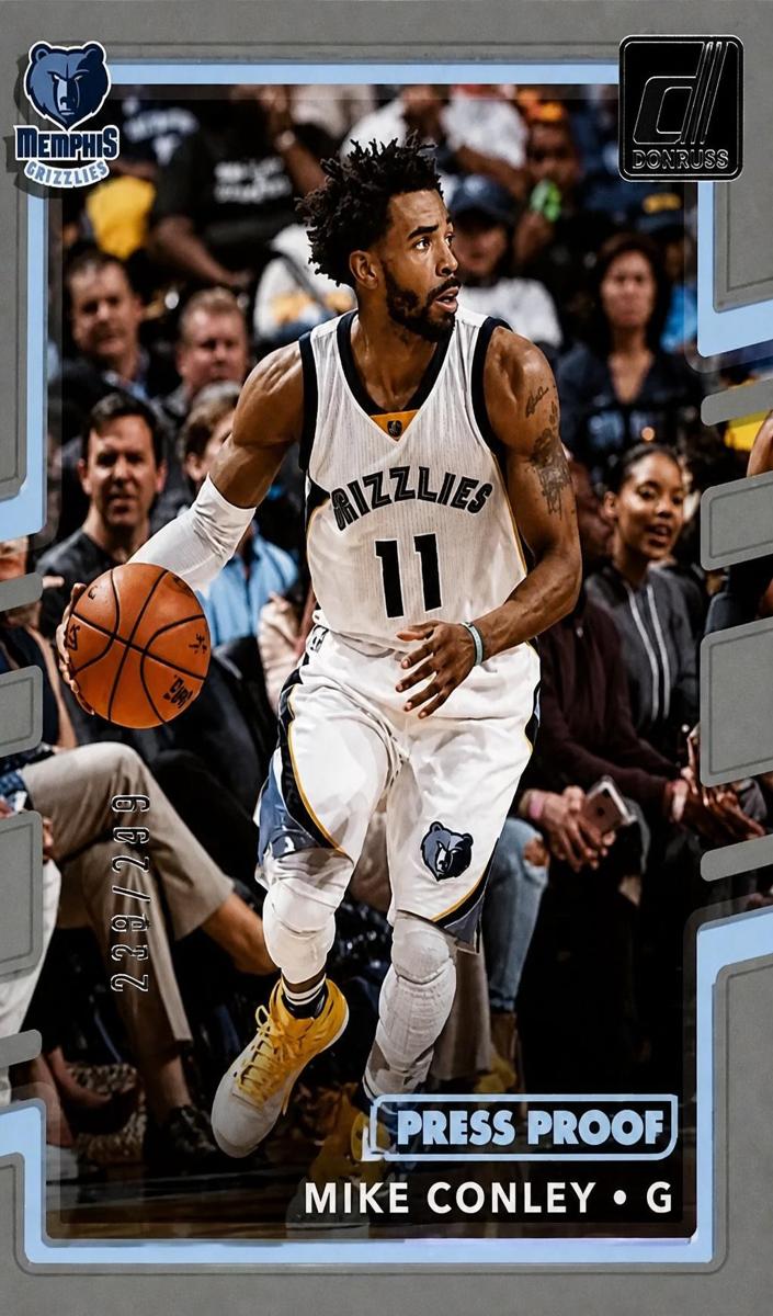 2017 Panini Donruss Mike Conley #72 card