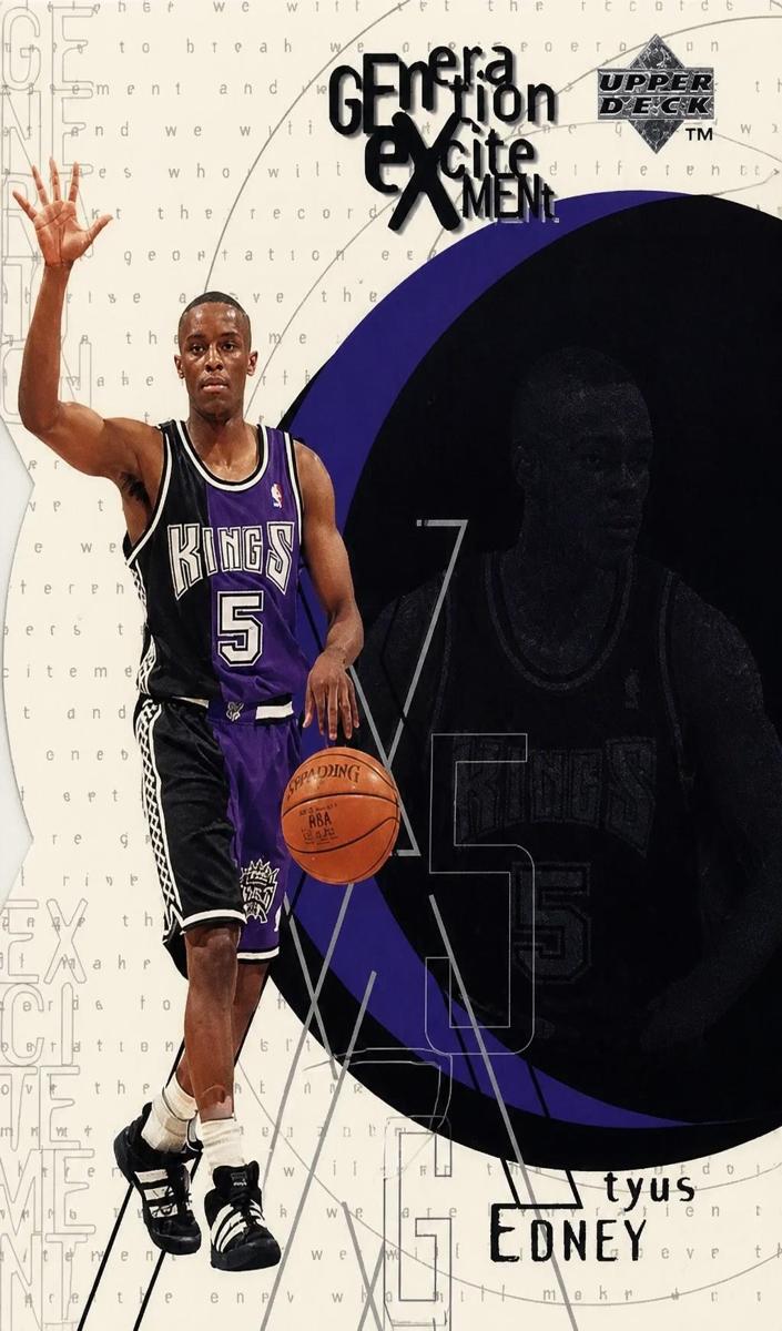 1996 Upper Deck Tyus Edney #G16 card
