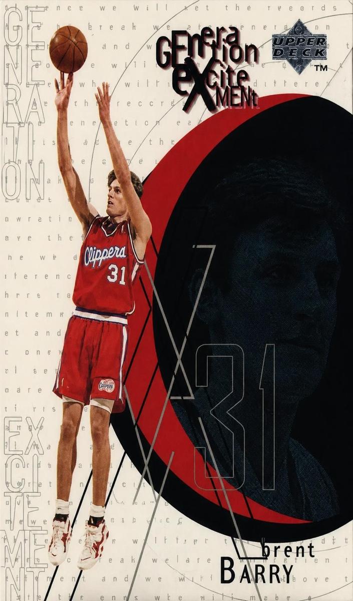 1996 Upper Deck Brent Barry #G7 card
