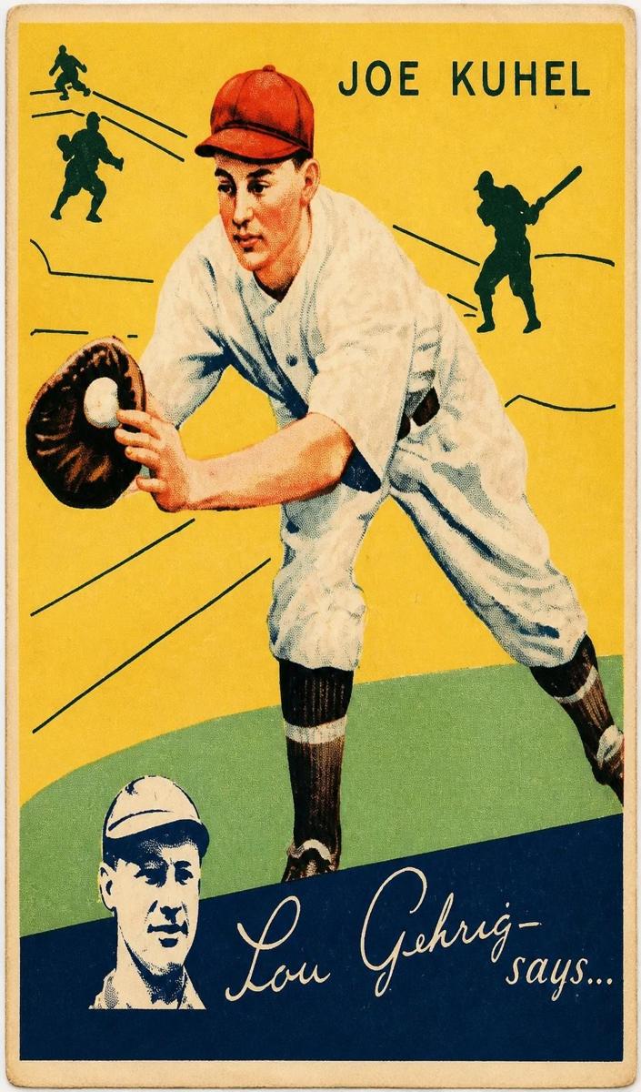 1934 Joe Kuhel #52