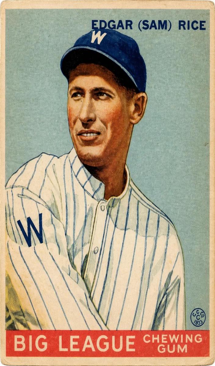 1934 Sam Rice #18
