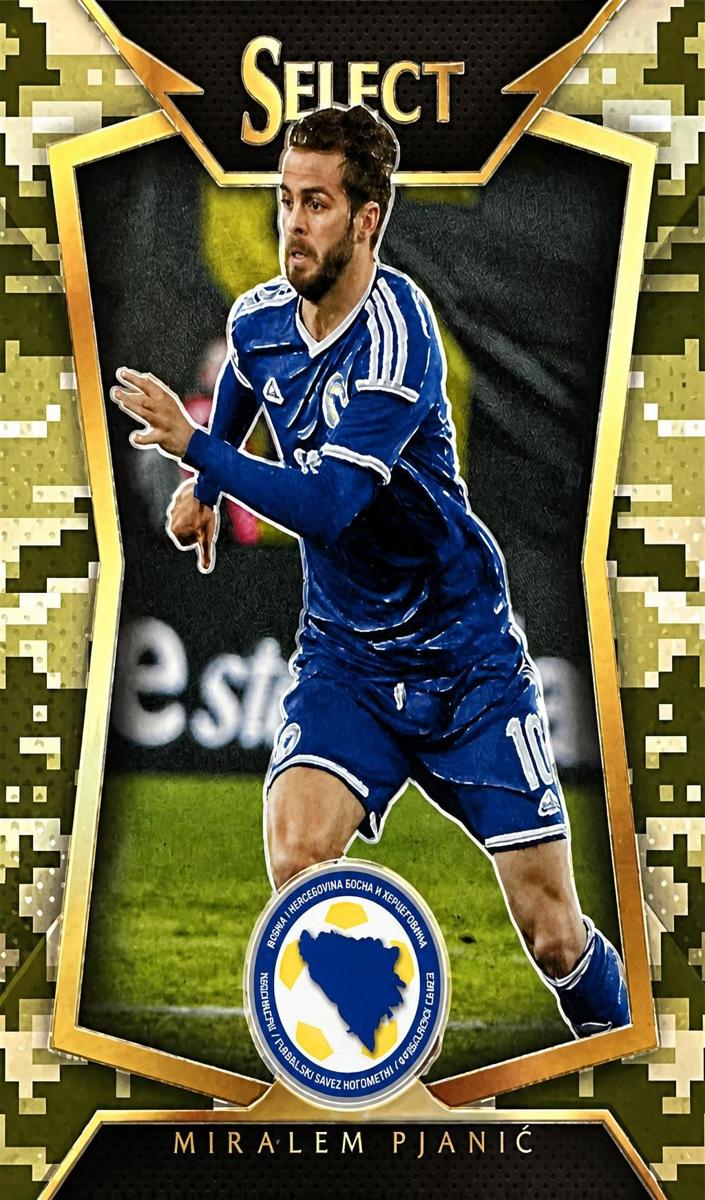 2015 Panini Select Miralem Pjanic [Camo] #44 card