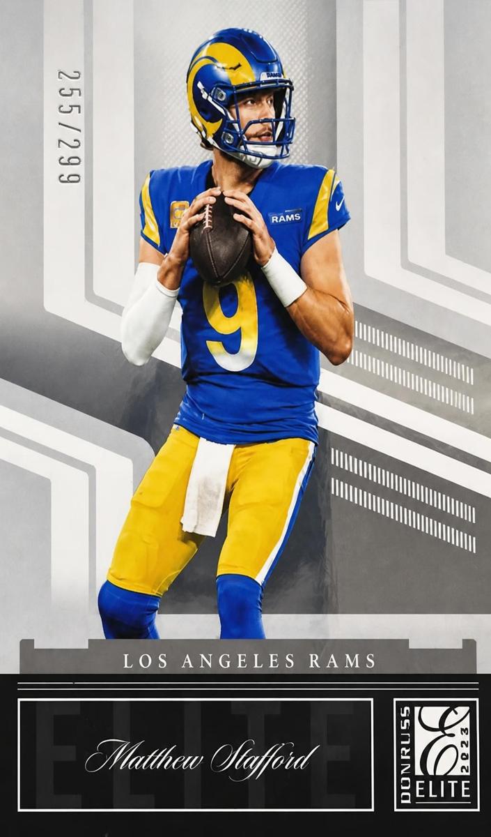 2025 Donruss Elite Matthew Stafford [Gold] #49 card