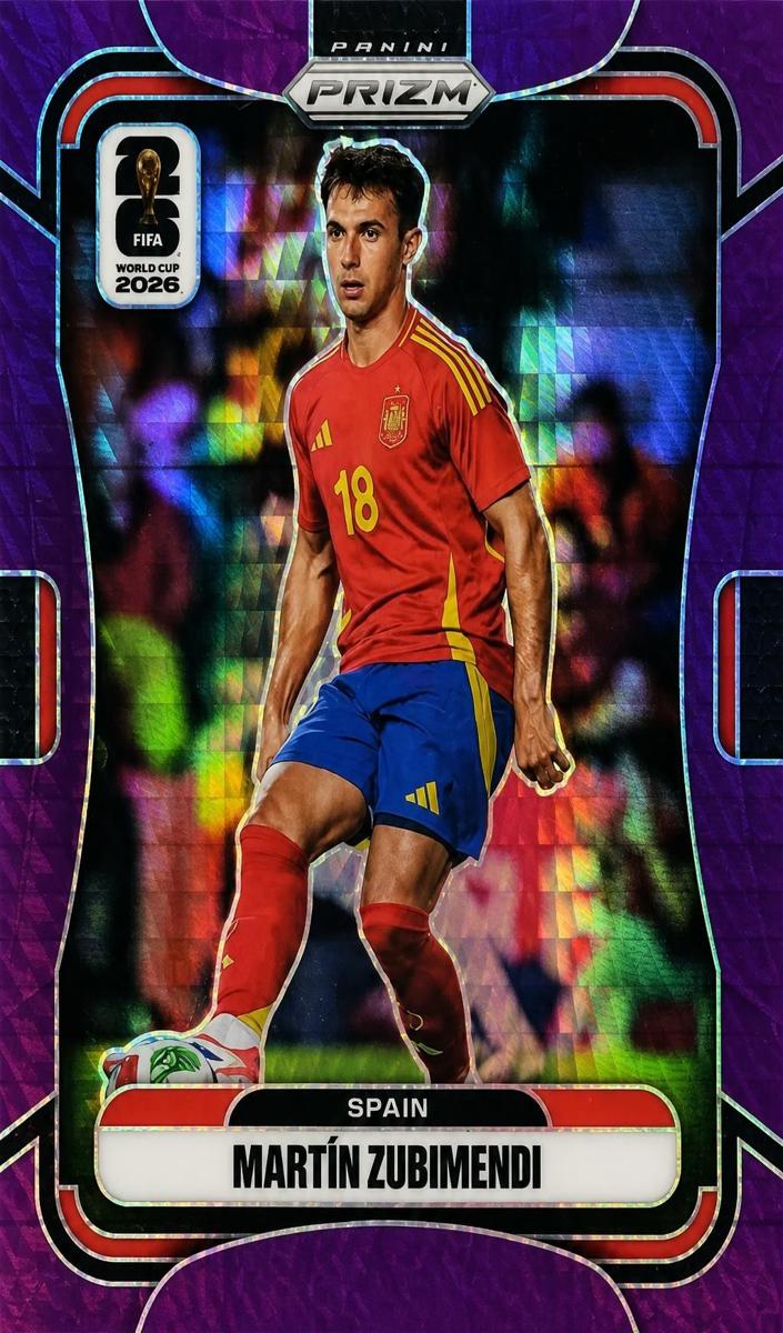 2026 Panini Prizm FIFA World Cup Martin Zubimendi #66 card