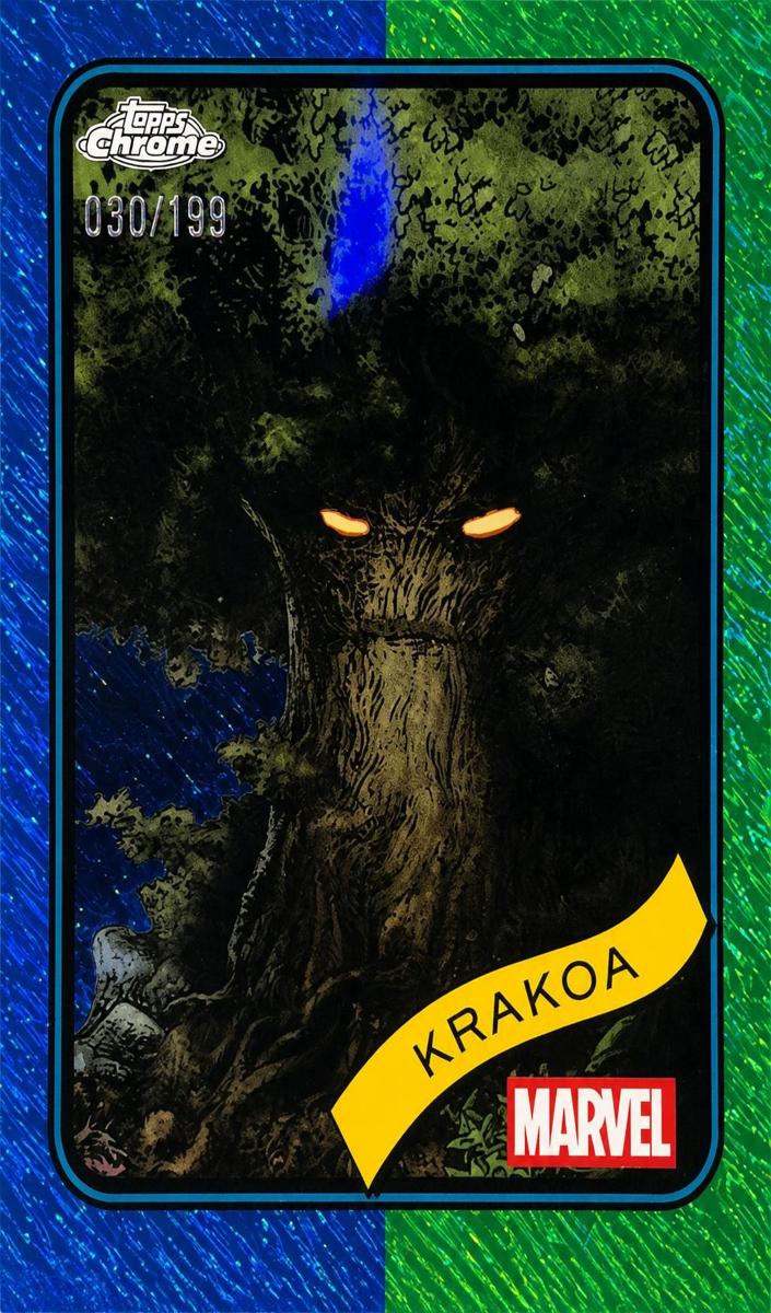 2025 Krakoa [Blue & Green Shimmer Refractor] #180