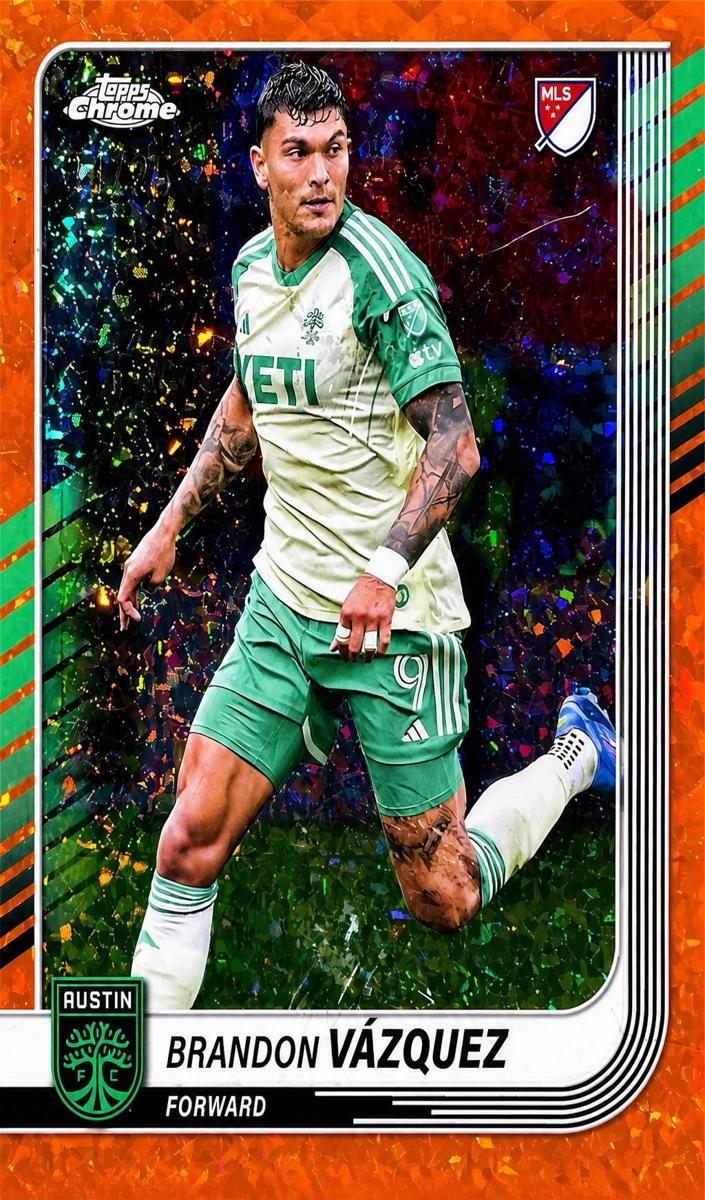 2025 Brandon Vazquez [Orange Wave Refractor] #42