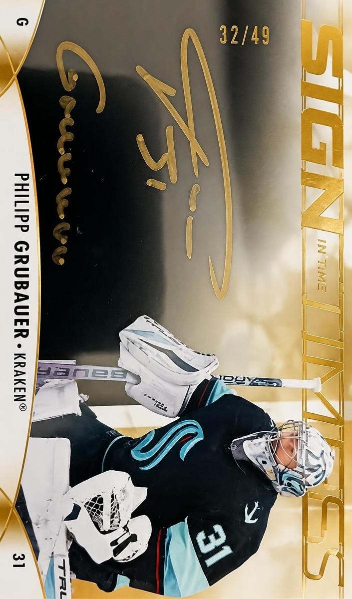 2023 SP Authentic Philipp Grubauer #SOTT-PG card