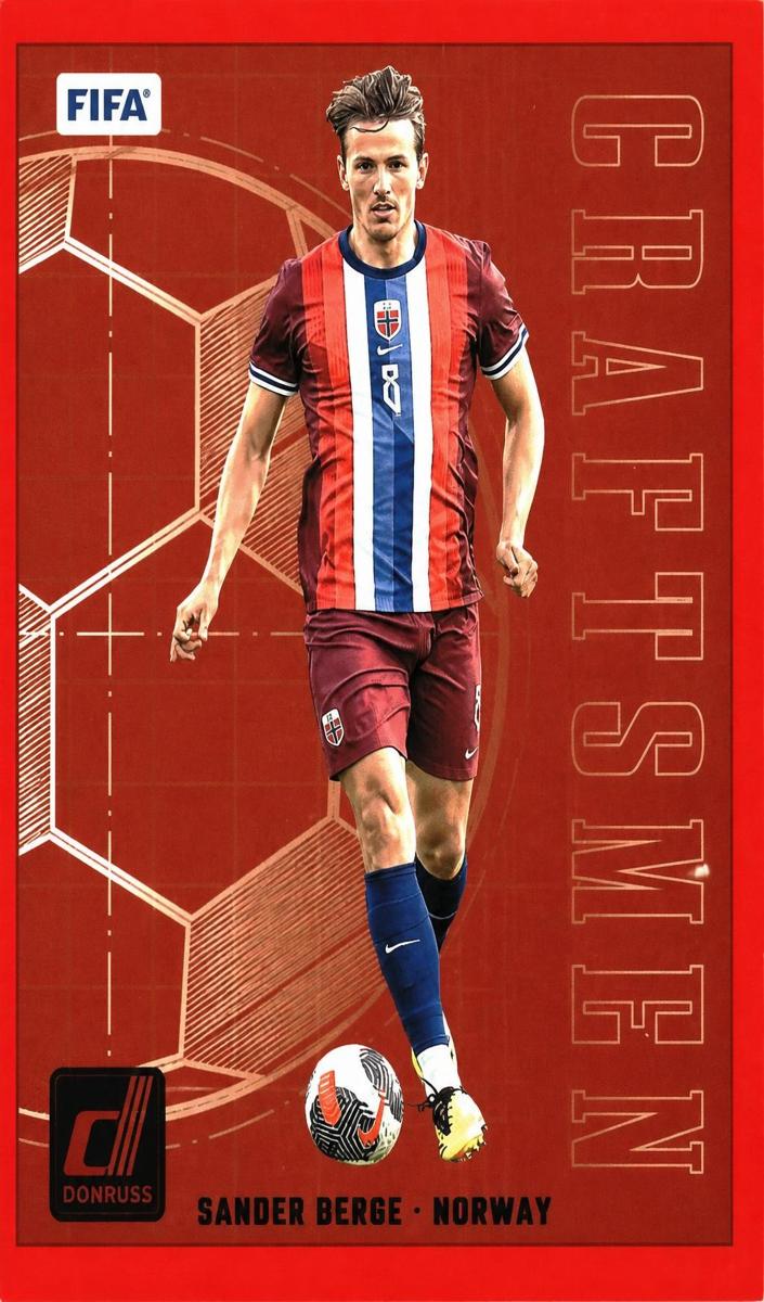 2024 Panini Donruss Sander Berge [Red] #9 card