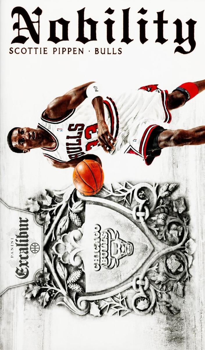 2014 Panini Excalibur Scottie Pippen [Gold] #29 card