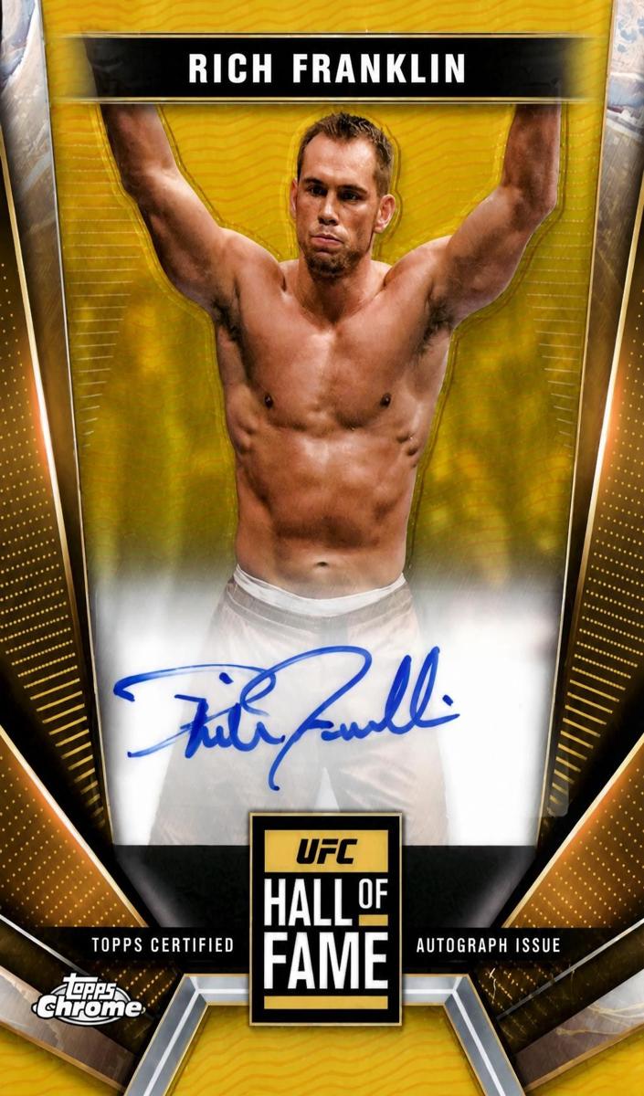 2024 Rich Franklin [Red Refractor] #HFA-RFR