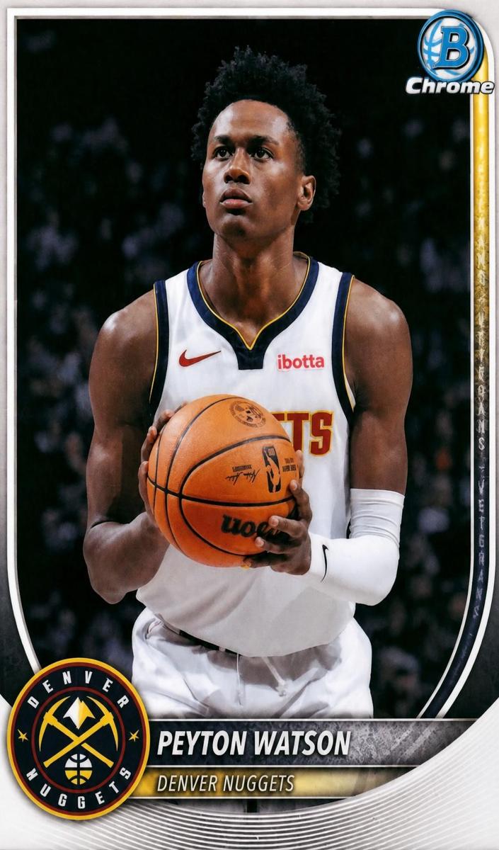 2025 Bowman Peyton Watson #BCV-180 card