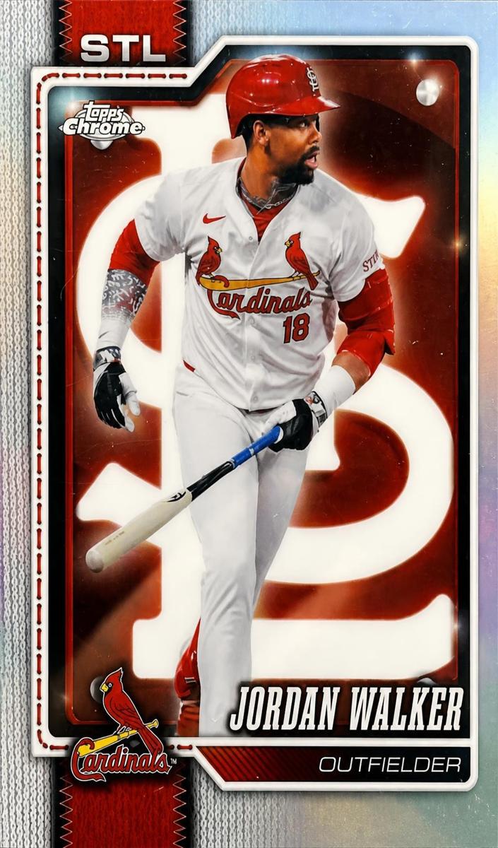 Jordan Walker 2026 Topps Chrome Baseball card