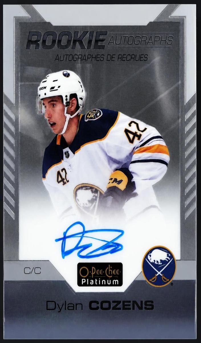2020 O-Pee-Chee Platinum Dylan Cozens #R-DC card