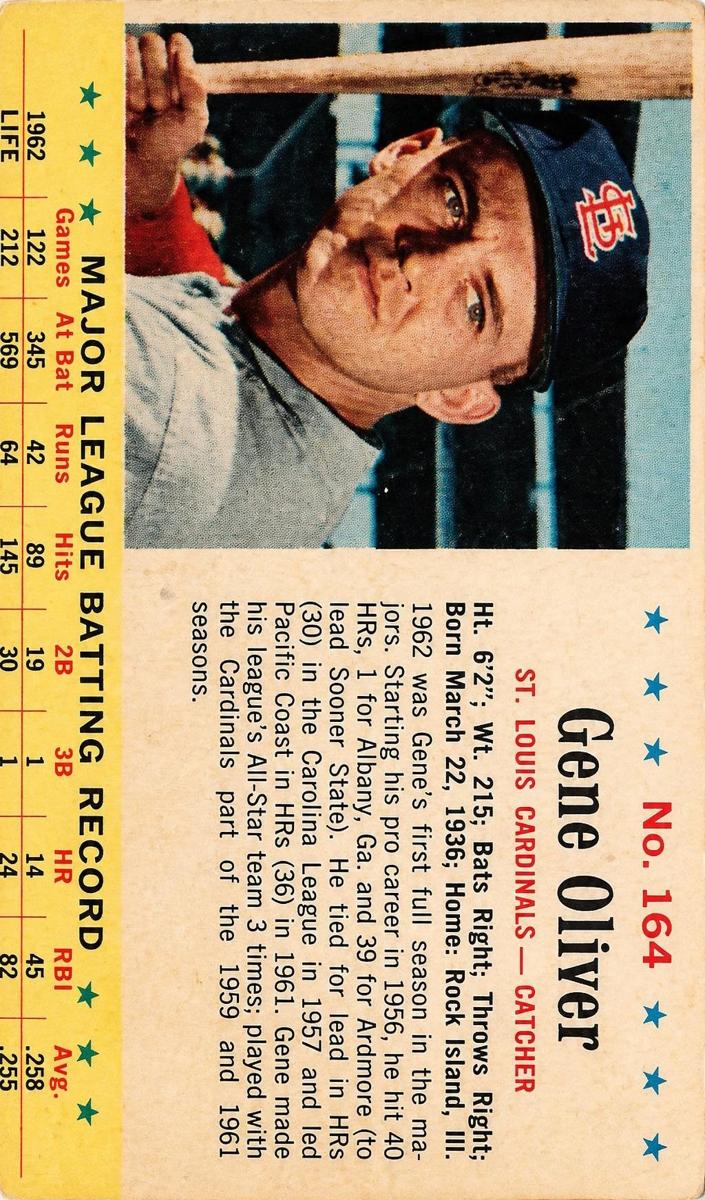 1963 Gene Oliver #164