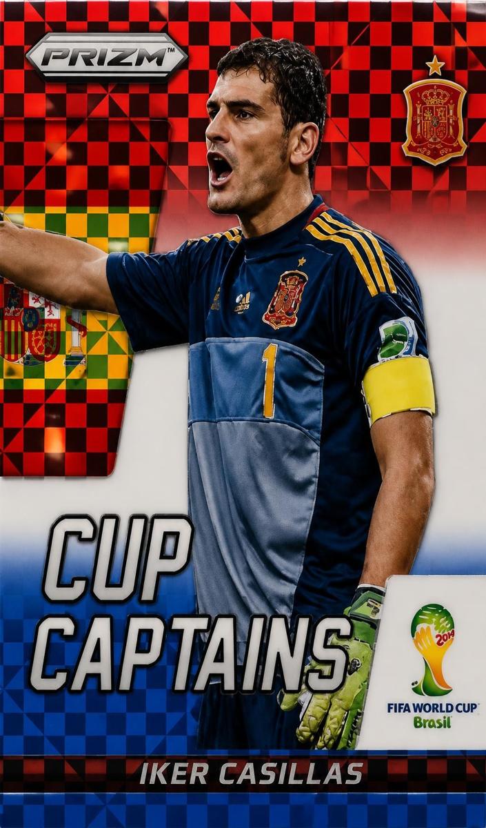 2014 Iker Casillas [Red White & Blue Power Plaid] #14