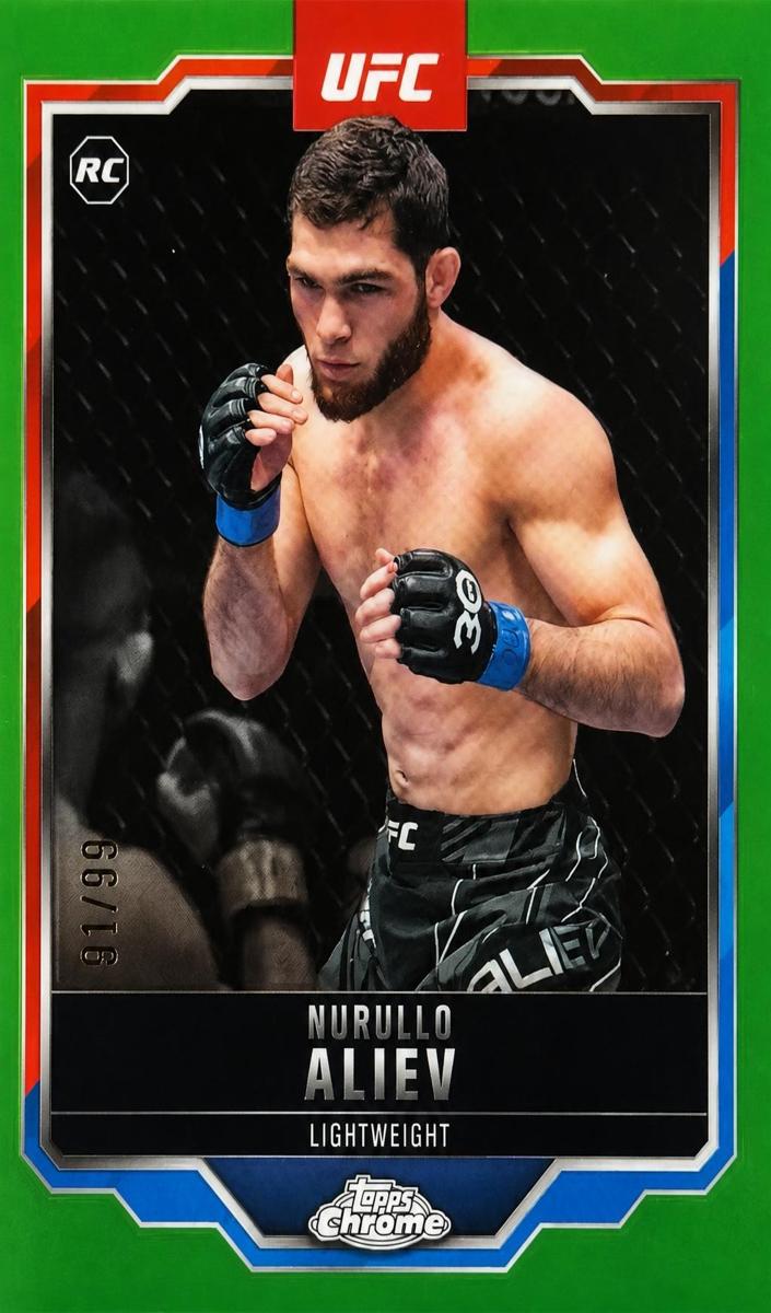 2025 Nurullo Aliev [Green Refractor] #105