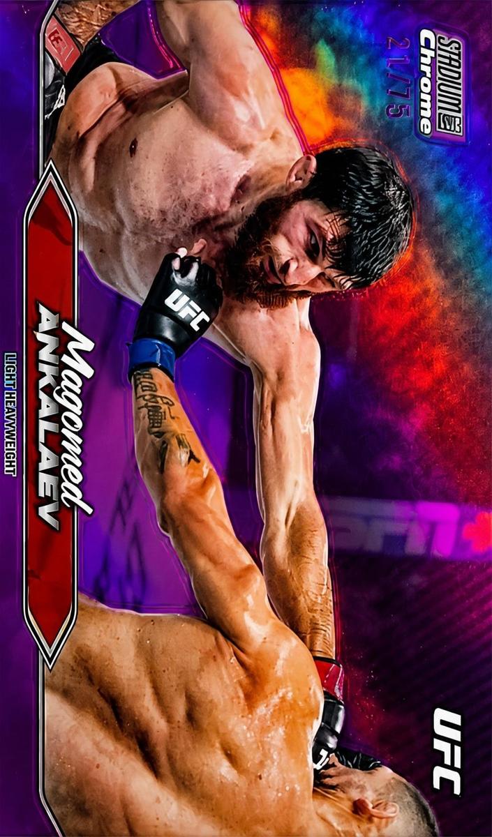 2025 Topps Stadium Club Magomed Ankalaev [Purple Refractor] #C-177 card