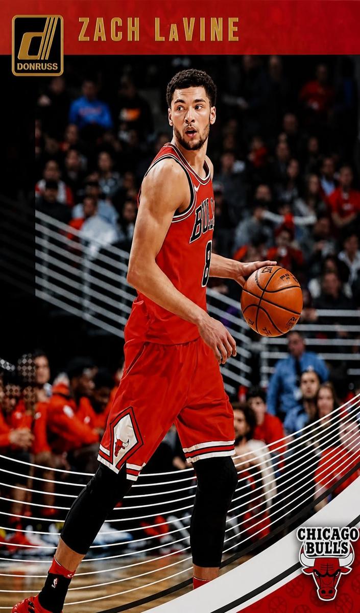 2018 Panini Donruss Zach LaVine #68 card