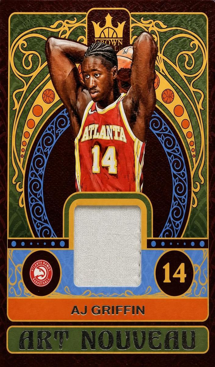 2022 Panini Court Kings AJ Griffin #AN-AJG card