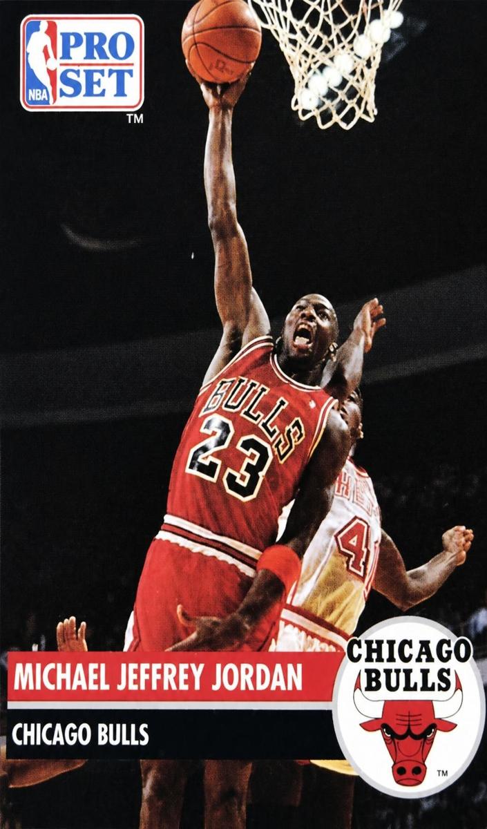 1991 Pro Set Michael Jordan #4 card