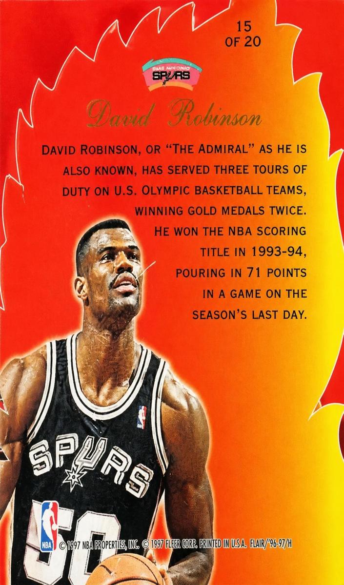 1996 David Robinson #15