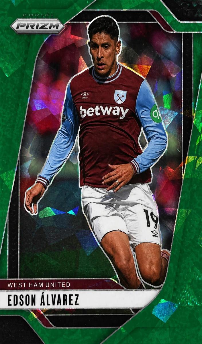 2024 Panini Prizm Premier League Edson Alvarez [Green Ice] #156 card