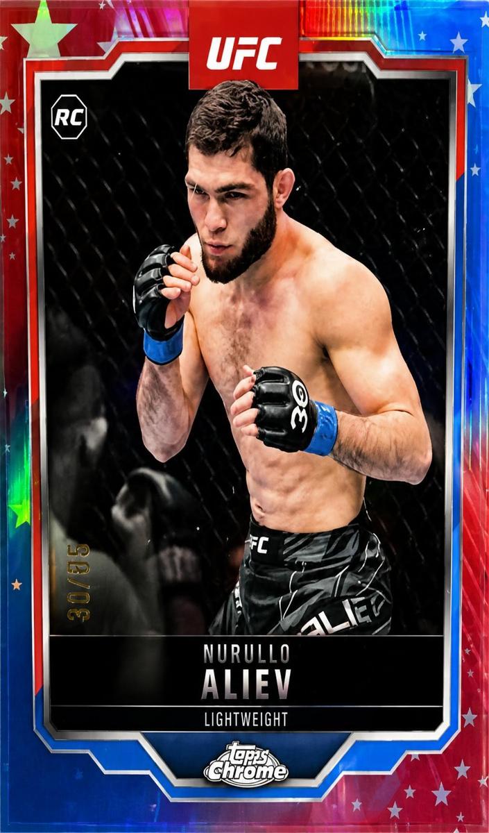 2025 Nurullo Aliev [Red White Blue Refractor] #105