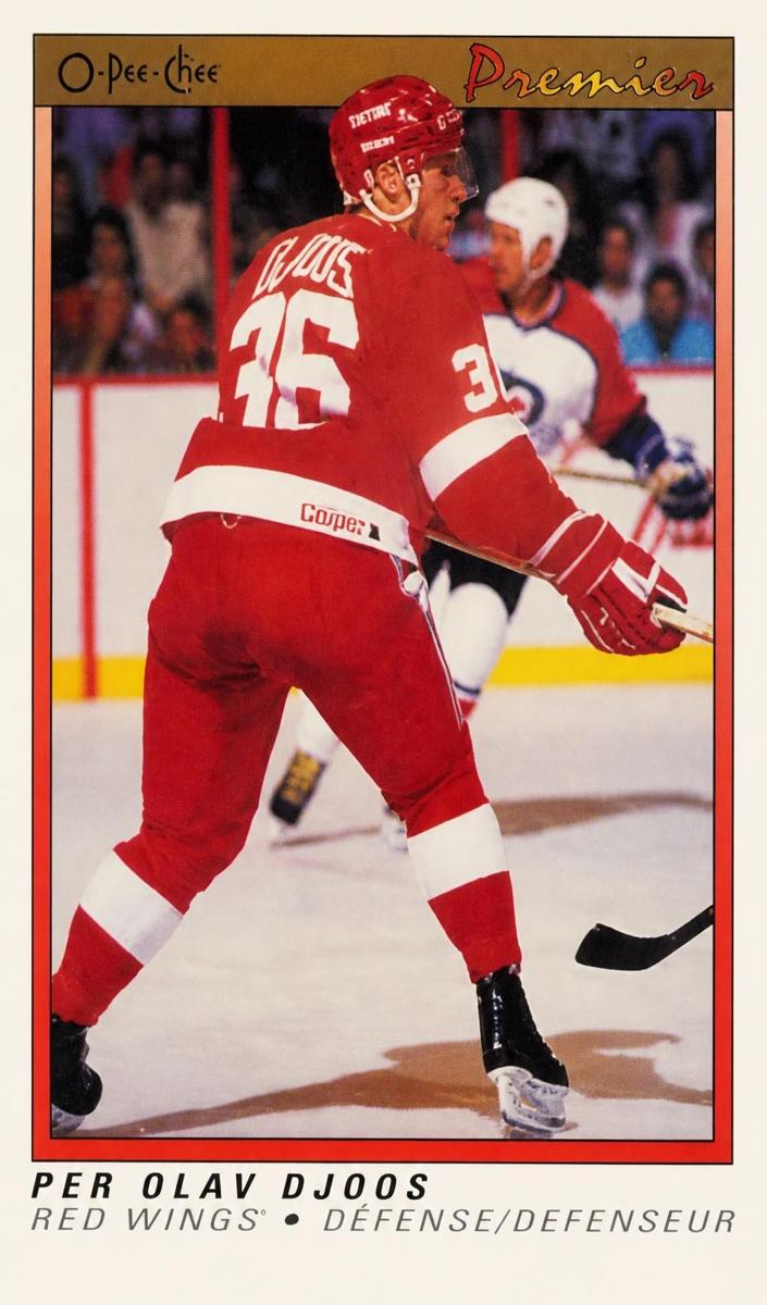 1990 O-Pee-Chee Premier Per Olav Djoos #24 card