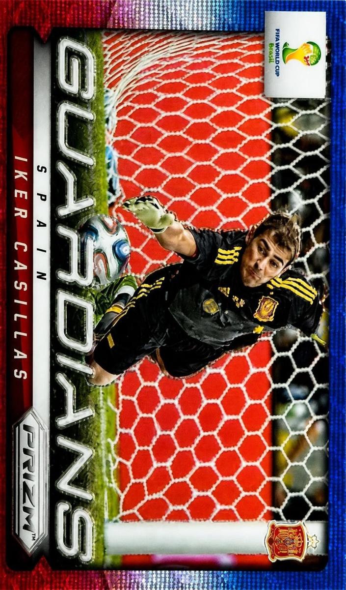 2014 Iker Casillas [Blue & Red Blue Wave] #21