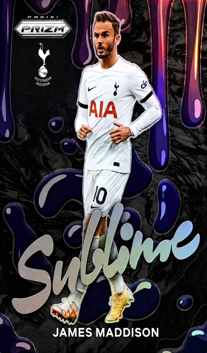 2023 Panini Prizm Premier League James Maddison #14 card