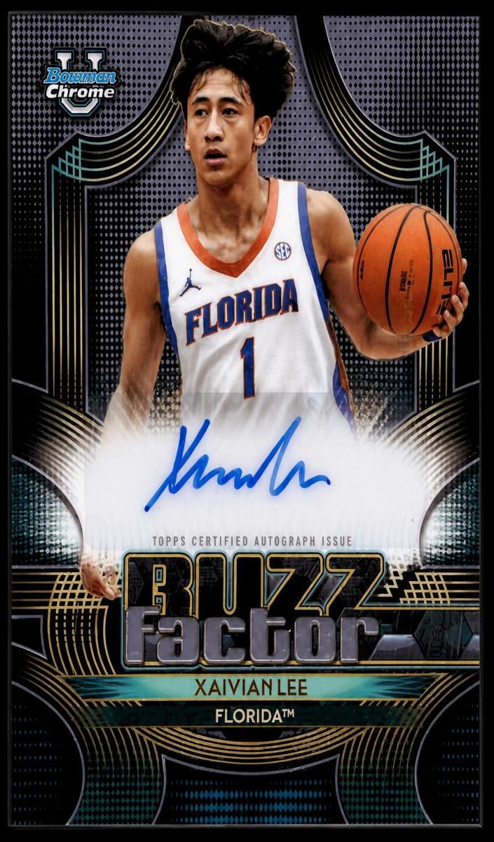 2025 Bowman Xaivian Lee #BZA-XL card