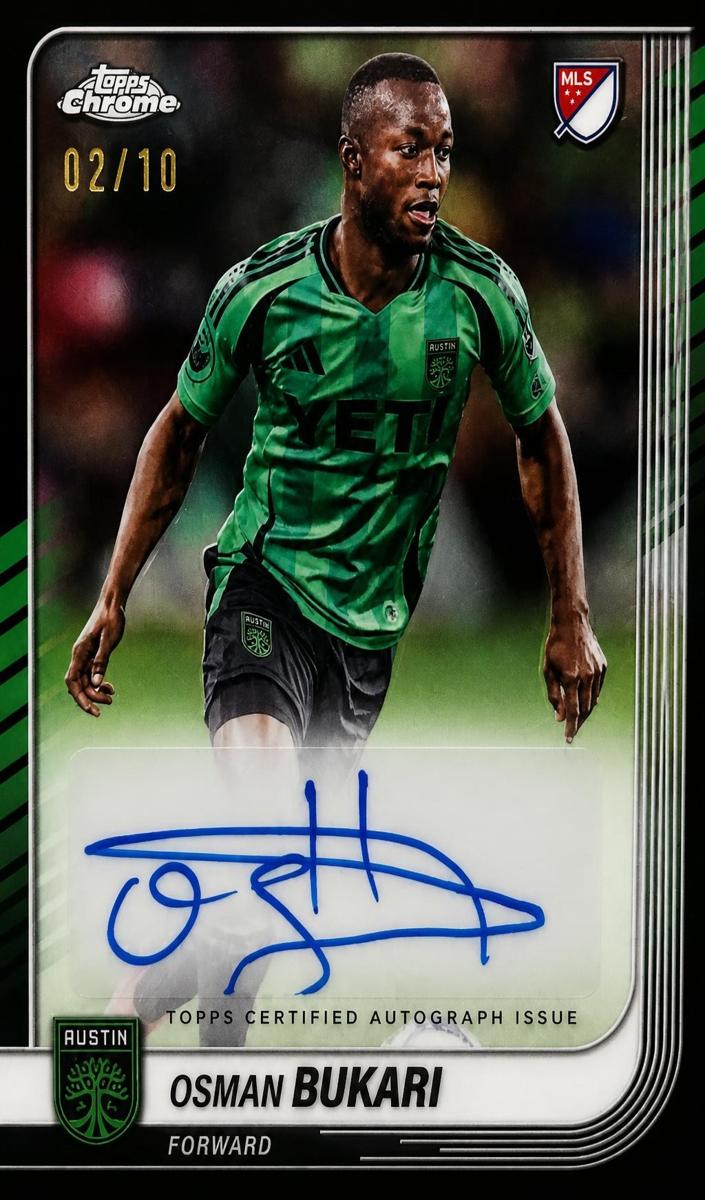 2025 Osman Bukari [Black Refractor] #CA-OB