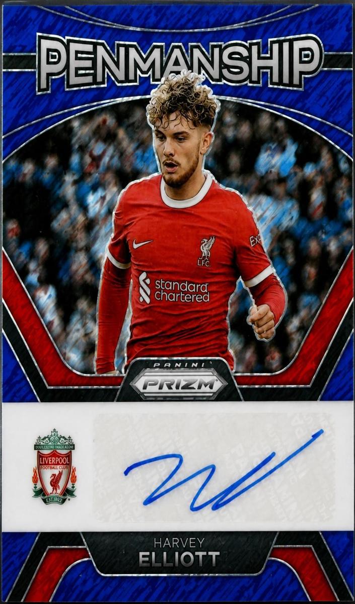 2023 Panini Prizm Premier League Harvey Elliott #P-HE card