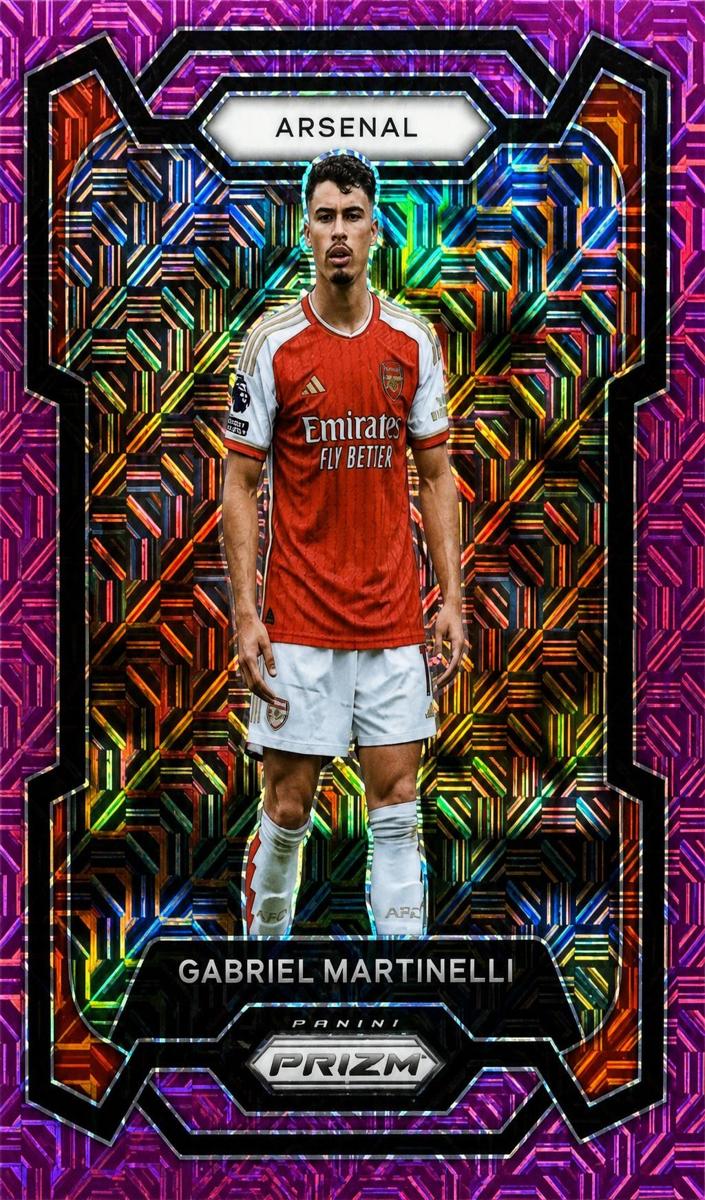 2023 Panini Prizm Premier League Gabriel Martinelli #25 card