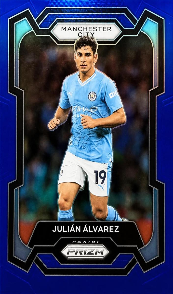 2023 Panini Prizm Premier League Julian Alvarez [Blue] #4 card