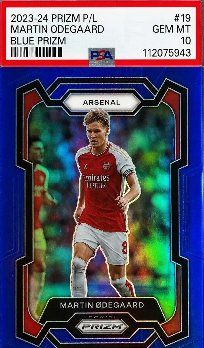 2023 Panini Prizm Premier League Martin Odegaard [Pink] #19 card
