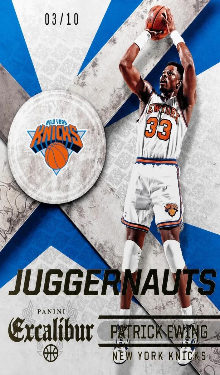 2014 Panini Excalibur Patrick Ewing [Gold] #14 card