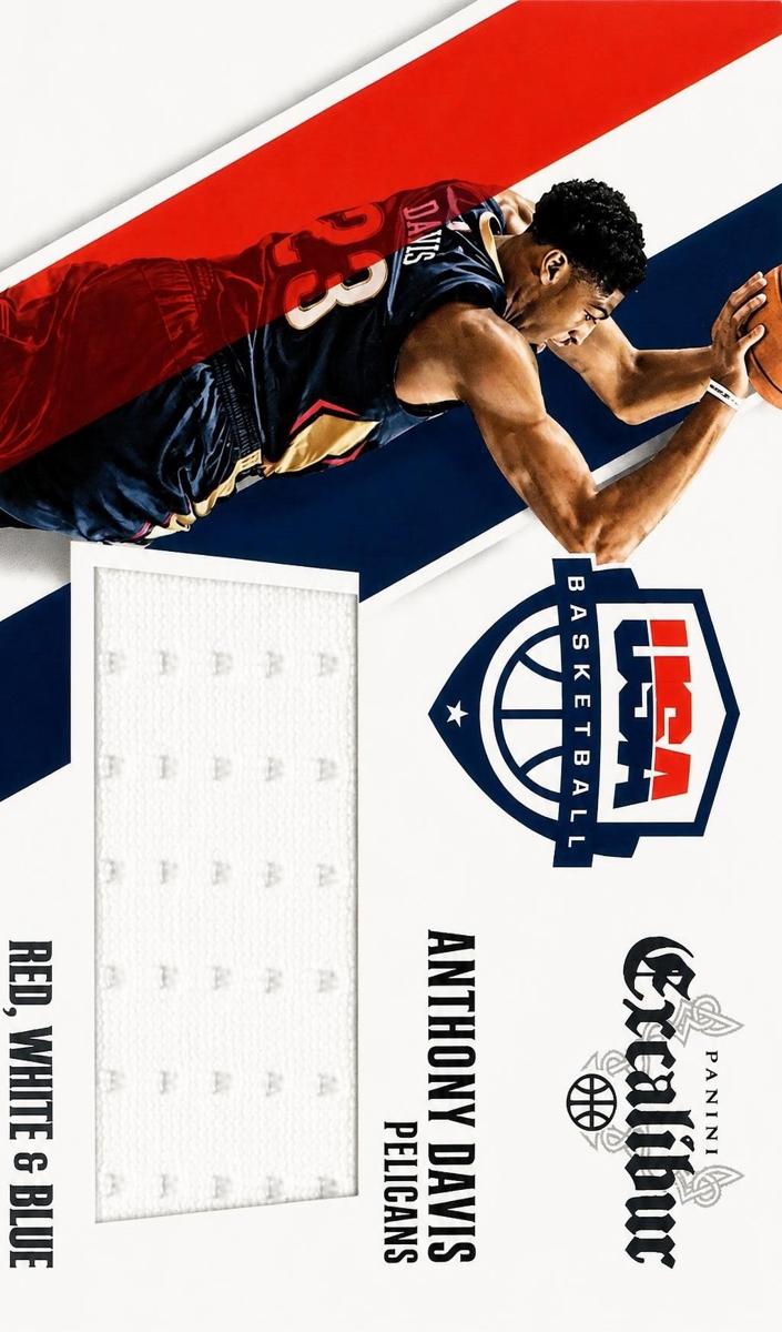 2014 Panini Excalibur Anthony Davis #3 card