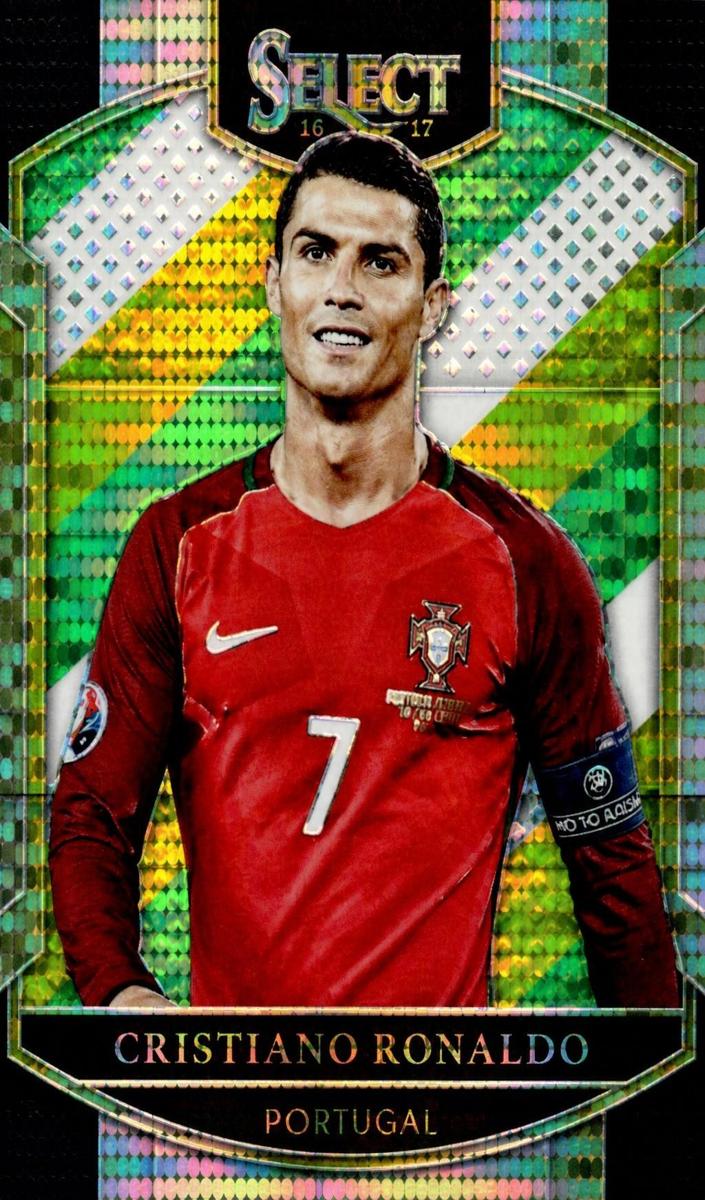 2016 Panini Select Cristiano Ronaldo [Blue Prizm] #1 card