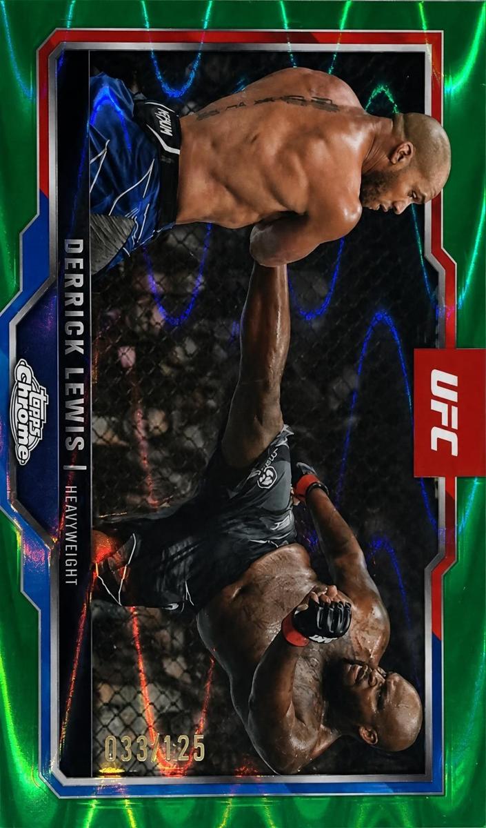 2025 Derrick Lewis [Green Refractor] #104