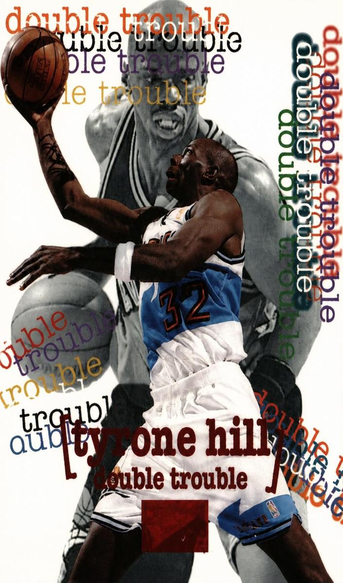 1996 Skybox Premium Tyrone Hill #266 card