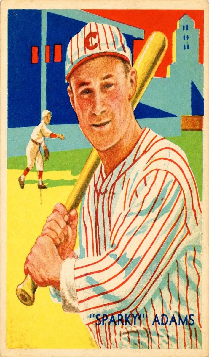 1934 Diamond Stars Sparky Adams #24 card