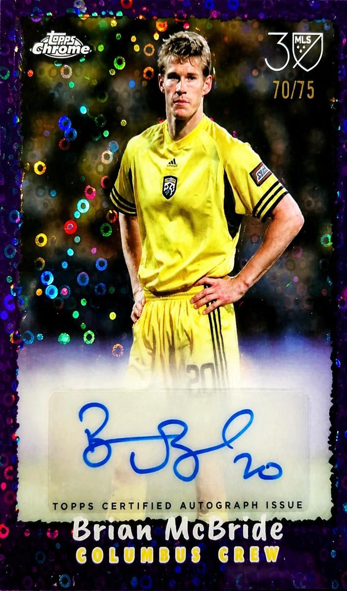 2025 Brian McBride [Purple Donut Holes Refractor] #NFA-BM