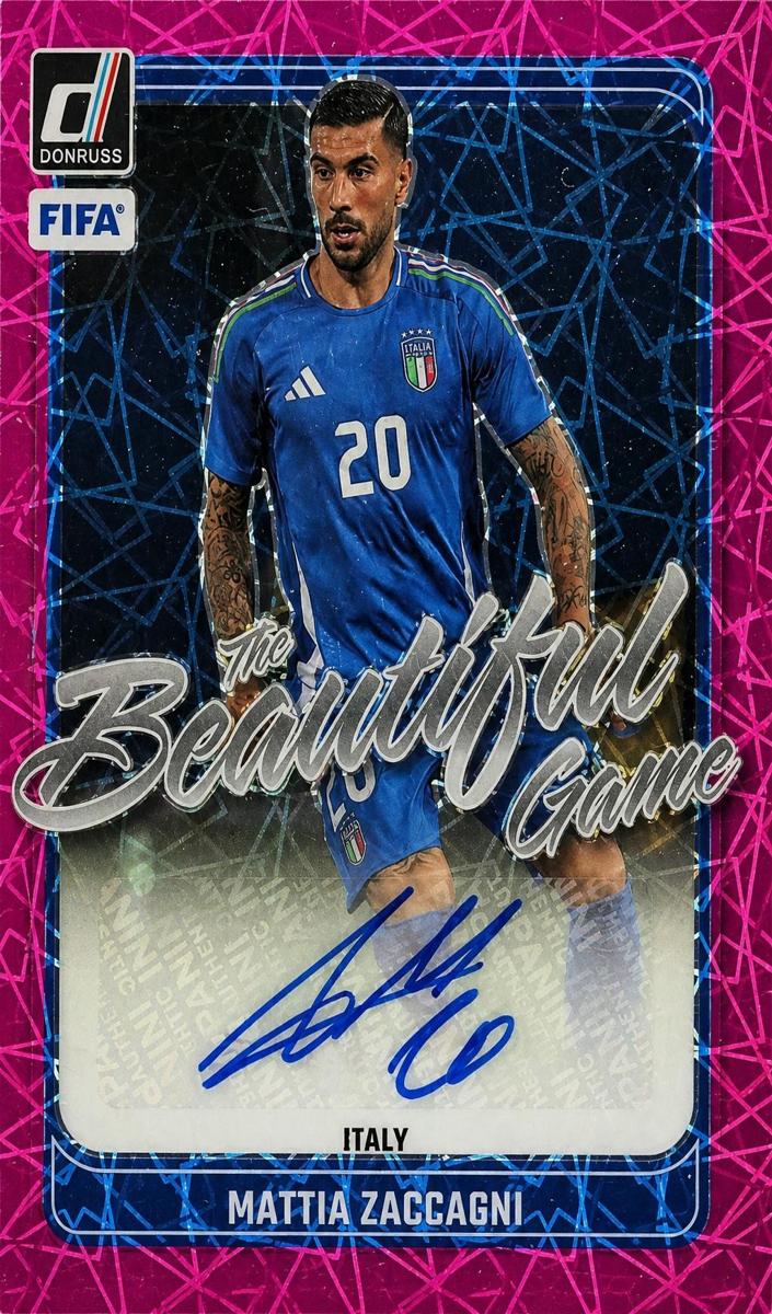 2024 Panini Donruss Mattia Zaccagni [Pink Velocity] #BG-MZ card