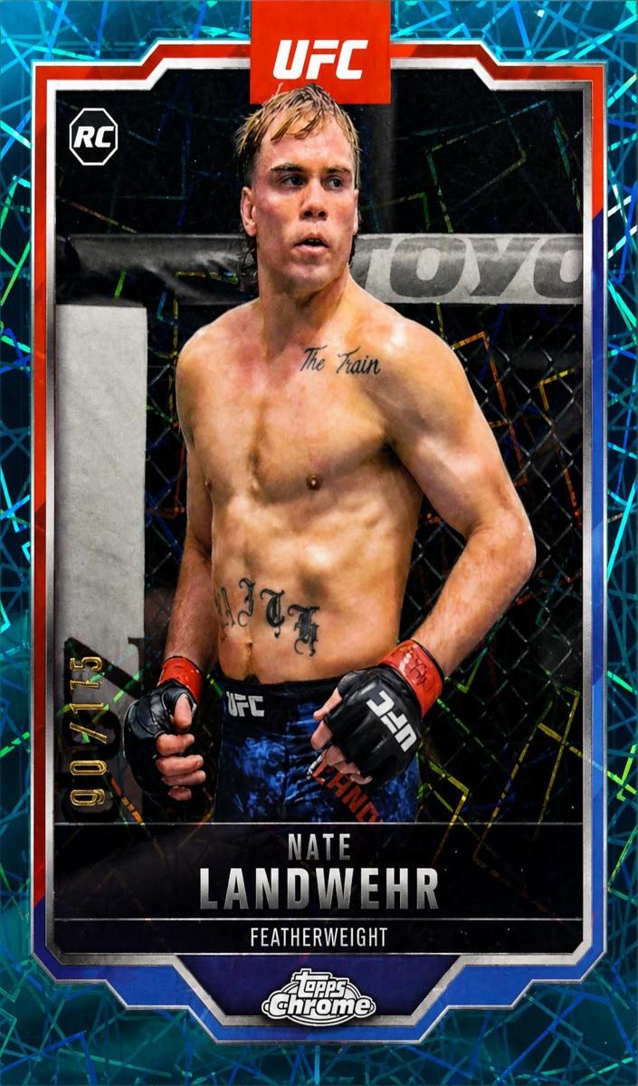 2025 Nate Landwehr [Teal Lazer Refractor] #85