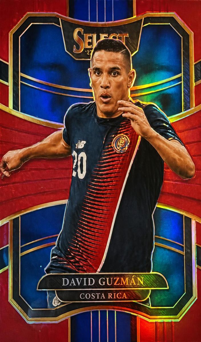 2017 Panini Select David Guzman [Fuchsia] #56 card