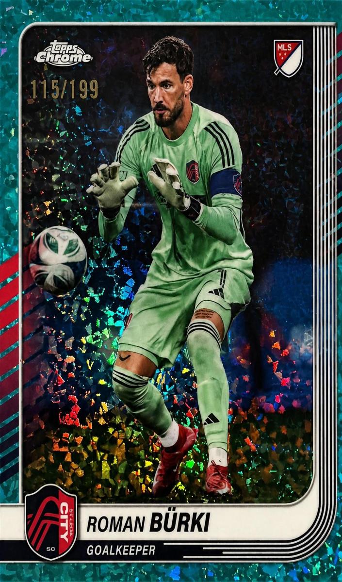 2025 Roman Burki [Aqua Mini-Diamonds Refractor] #1