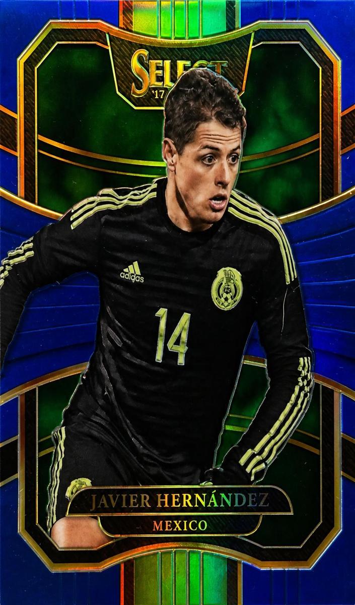 2017 Panini Select Javier Hernandez [Blue] #24 card