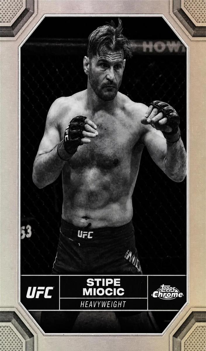 2024 Stipe Miocic [Negative Refractor] #181
